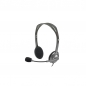 Preview: 981-000593  Logitech H111 Kopfhörer Kabelgebunden Kopfband Büro/Callcenter Grau