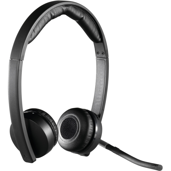 981-000517  Logitech Wireless Headset Dual H820e Kopfhörer Kabellos Kopfband Büro/Callcenter Schwarz