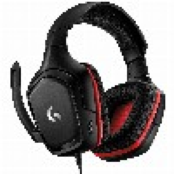 981-000757  Logitech G G332 Kopfhörer Kabelgebunden Kopfband Gaming Schwarz, Rot